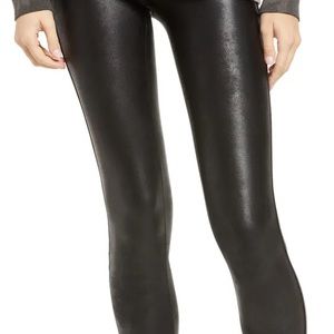 SPANX Leather Leggings, Size L, worn once, too big